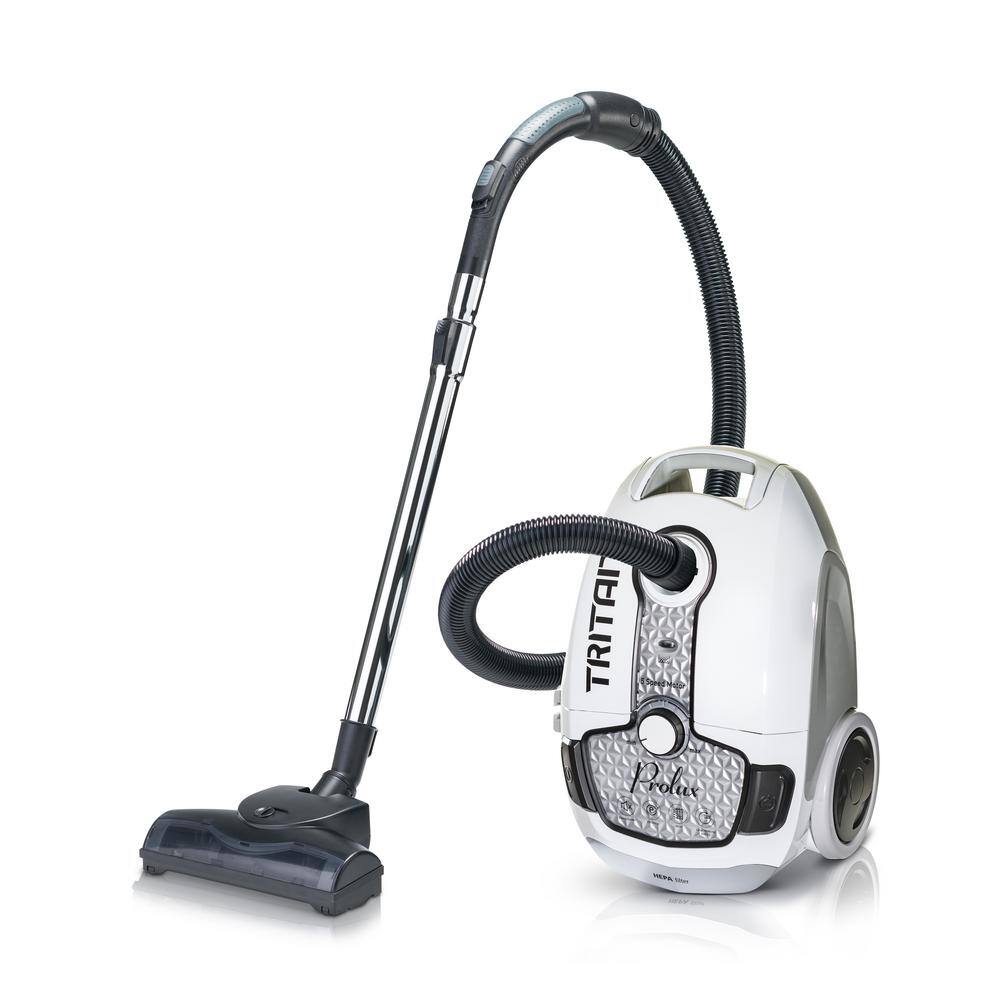 Prolux Tritan Canister Vacuum HEPA Sealed Hard Floor Vacuum with Powerful 12 Amp Motor tritan_white