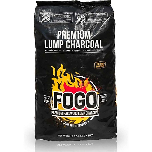 Fogo Premium Hardwood Lump Charcoal Natural Medium And Small Sized Lump Charcoal For Grilling And Smoking Restaurant Quality