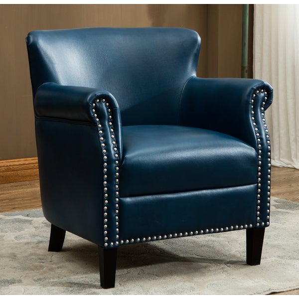 Hendrick Faux Leather Club Chair by Greyson Living