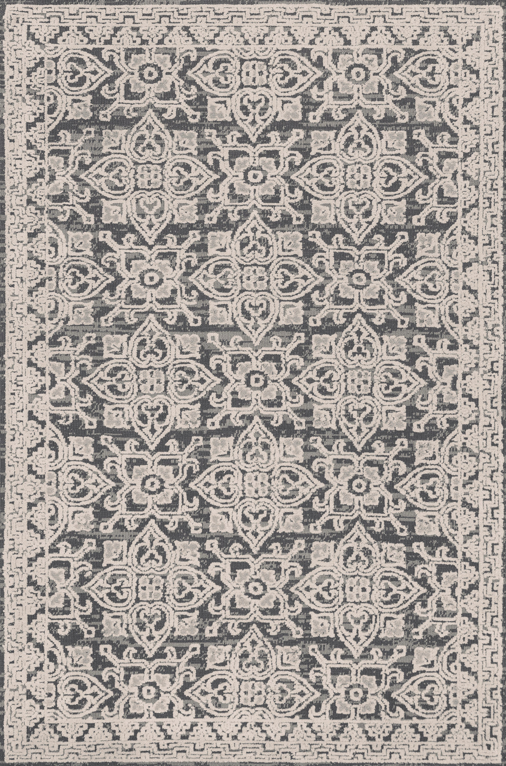 Lotus Fog / Beige Rug