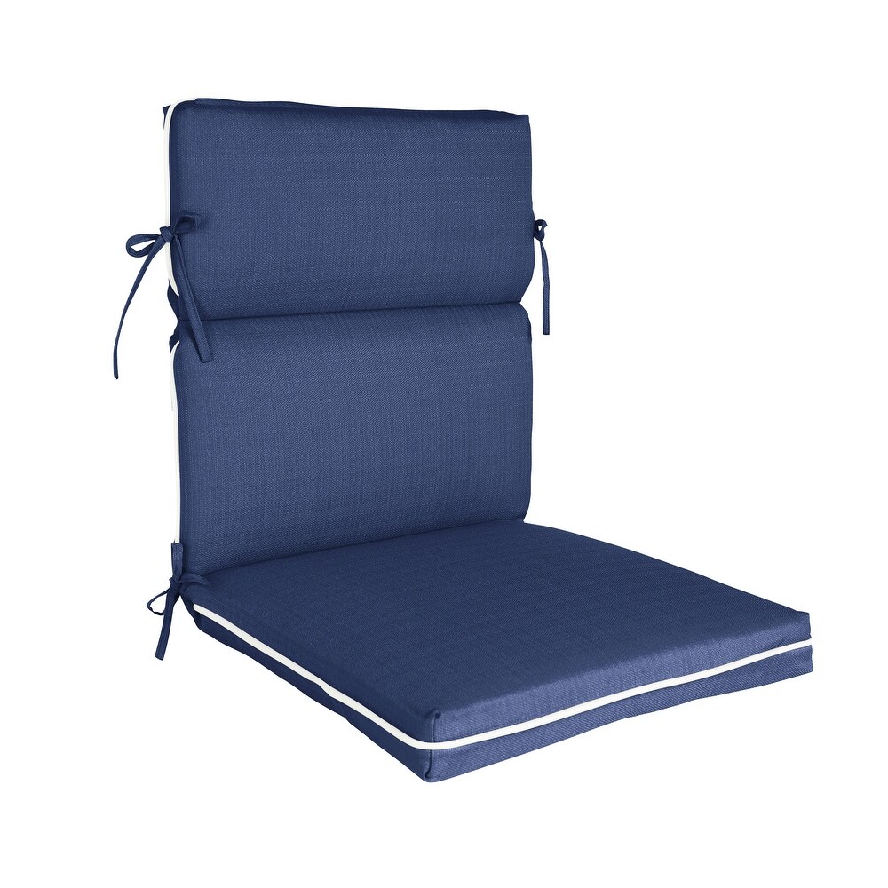 Outdoor/ Indoor High Back Dining Chair Cushion for Patio Furniture  21\