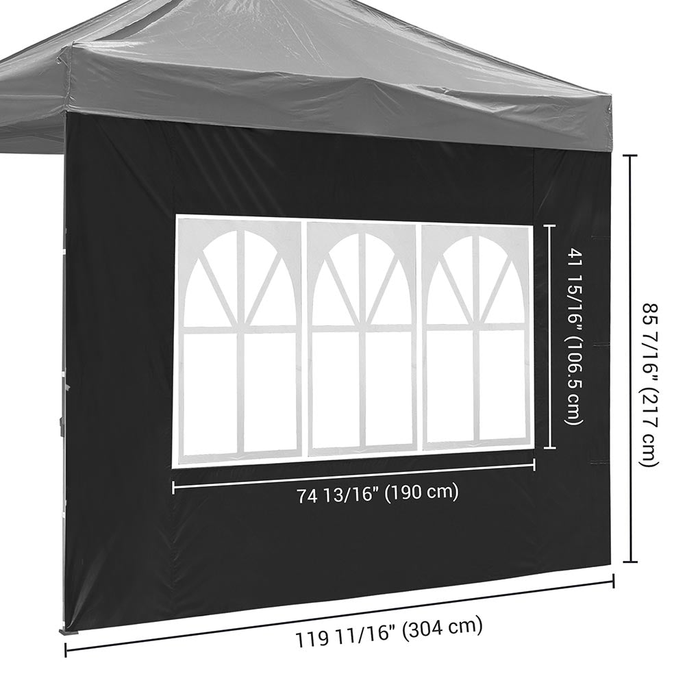 Yescom Canopy Tent Wall with Windows 1080D 10x7ft 1pc