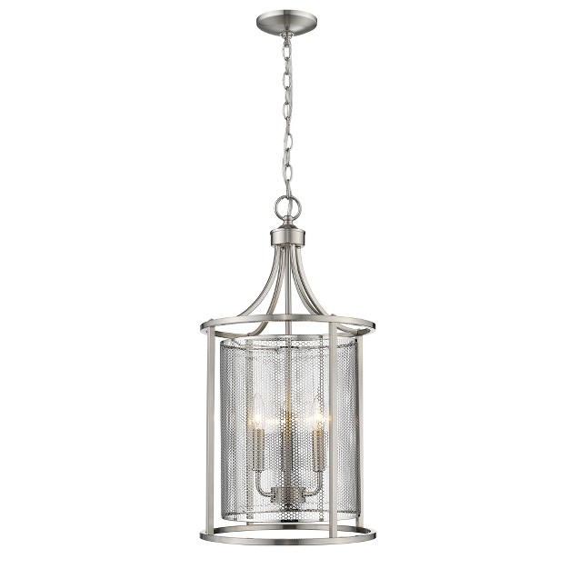 Verona 3 Light Foyer Silver Eglo