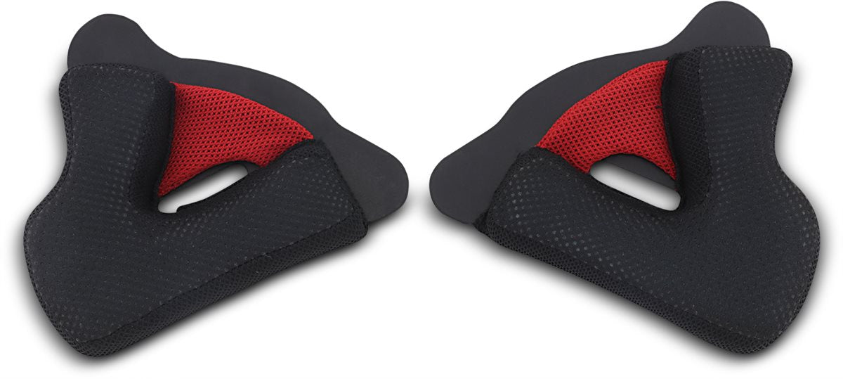 Z1R Rise Youth Replacement Cheek Pads Black/Red SM/MD