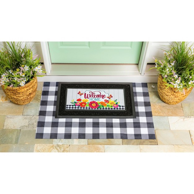 Evergreen Buffalo Check Layering Mat 11 5 X 9 5 Inches Indoor And Outdoor Decor