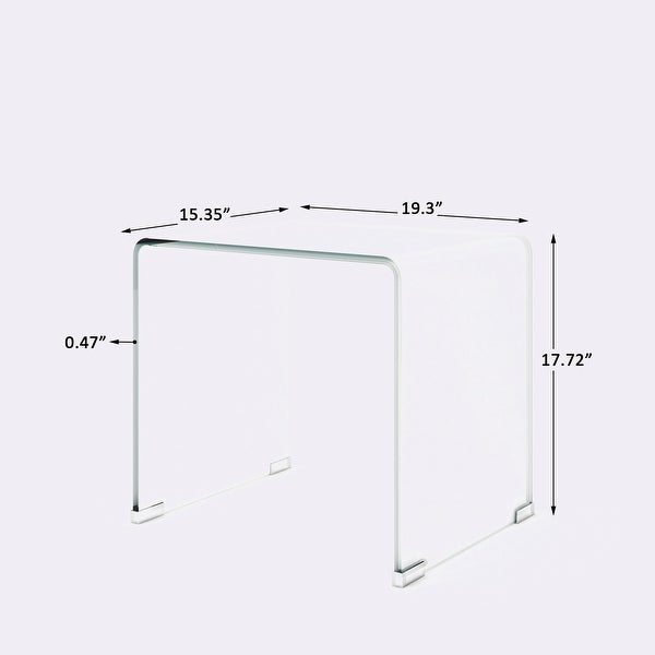 Whole Tempered Glass Side Table