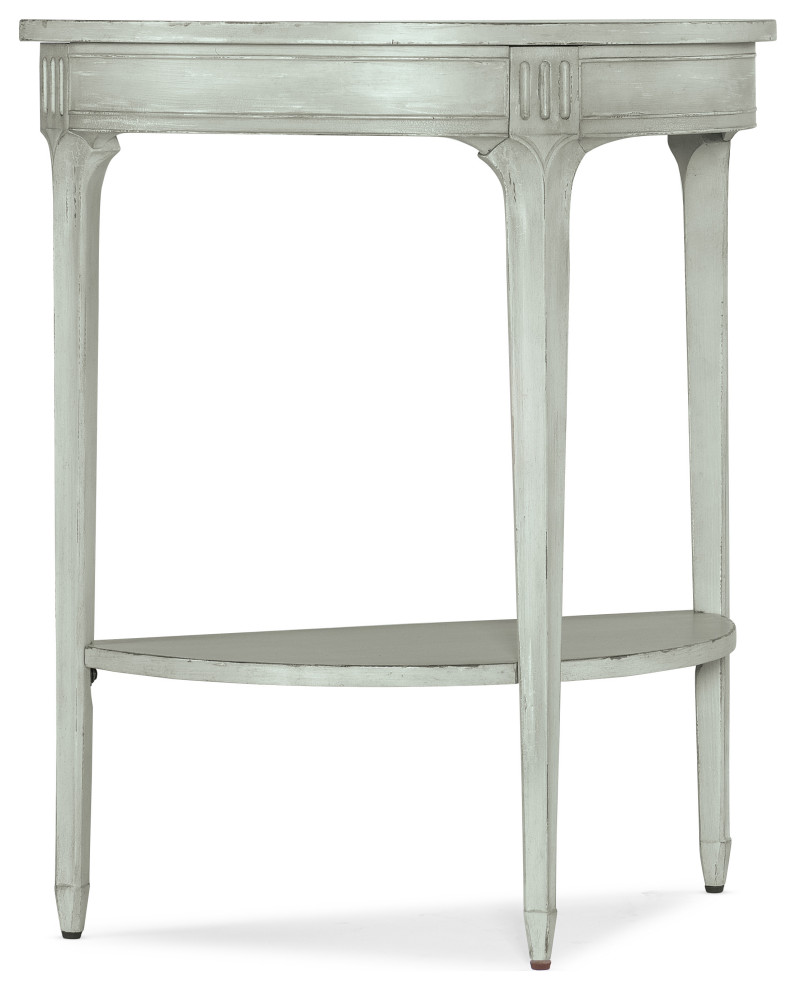 Charleston Demilune Accent Table   Farmhouse   Side Tables And End Tables   by Hooker Furniture  Houzz