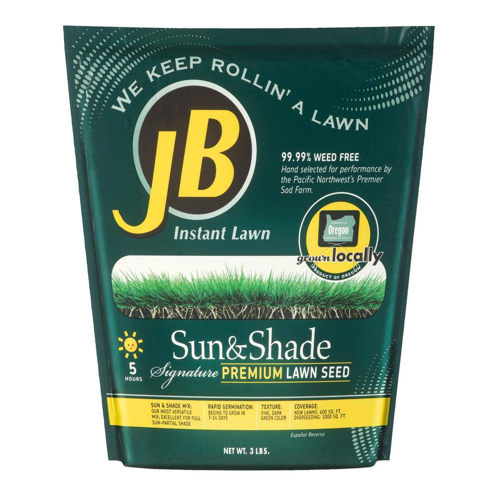 JB 3 lbs. Sun and Shade Grass Seed 3Shade