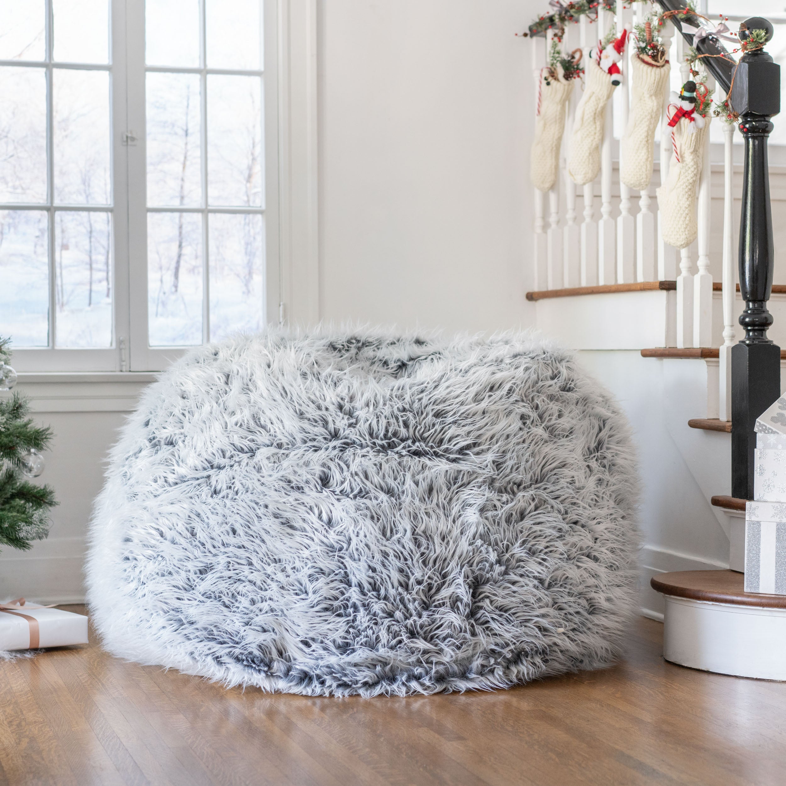 Lycus Faux Fur Bean Bag Chair