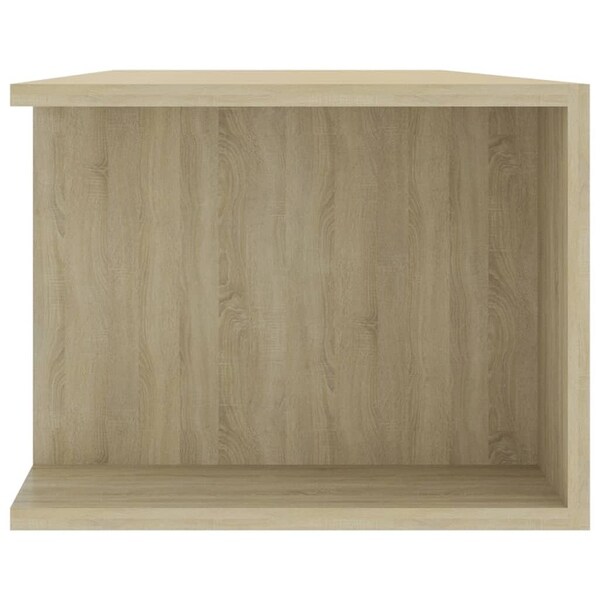 TV Cabinet with LED Lights Sonoma Oak 53.1