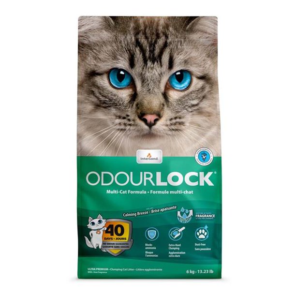 Intersand OdorLock Ultra Premium Calming Breeze Scented Multicat Cat L