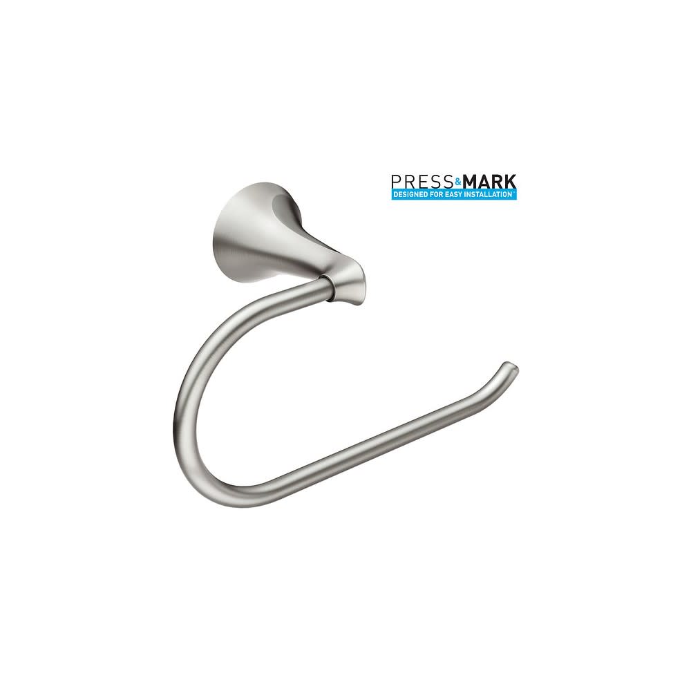 Moen Darcy Toilet Paper Holder Brushed Nickel 1 Post European