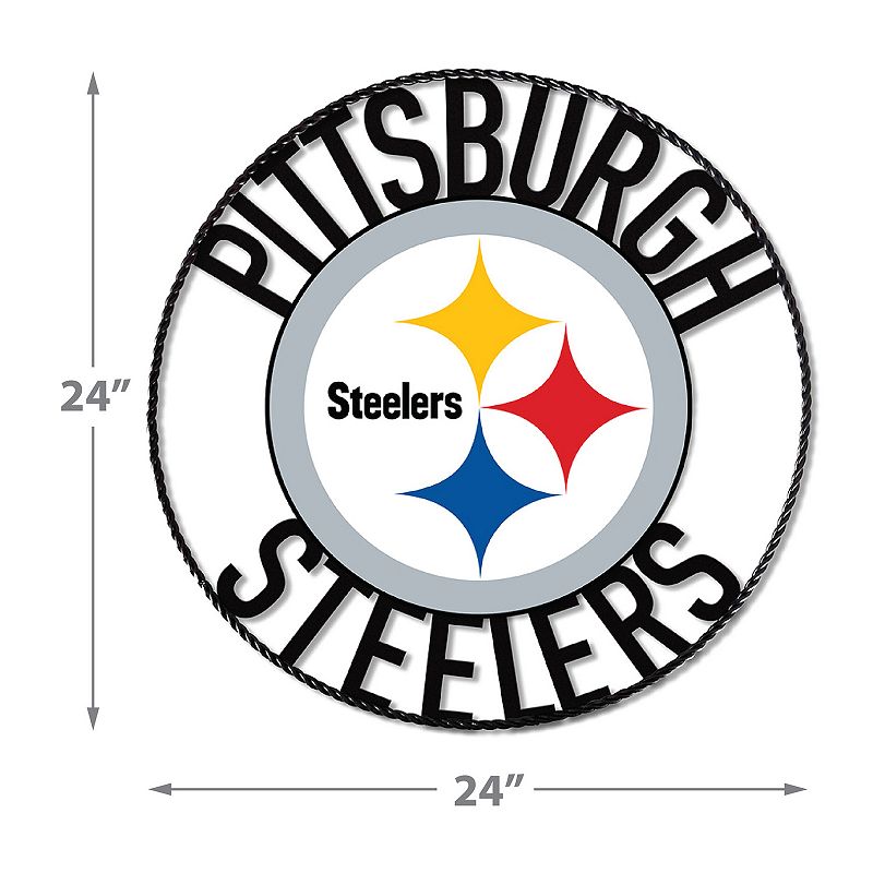 Pittsburgh Steelers Wrought Iron Wall Art