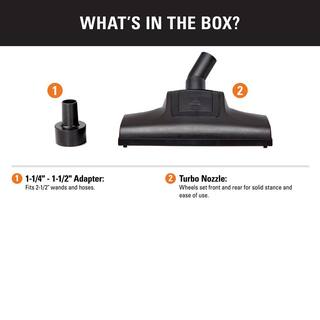 RIDGID 1-14 in. And 2-12 in. Beater Bar Vacuum Accessory Kit for RIDGID WetDry Shop Vacuums VT2571