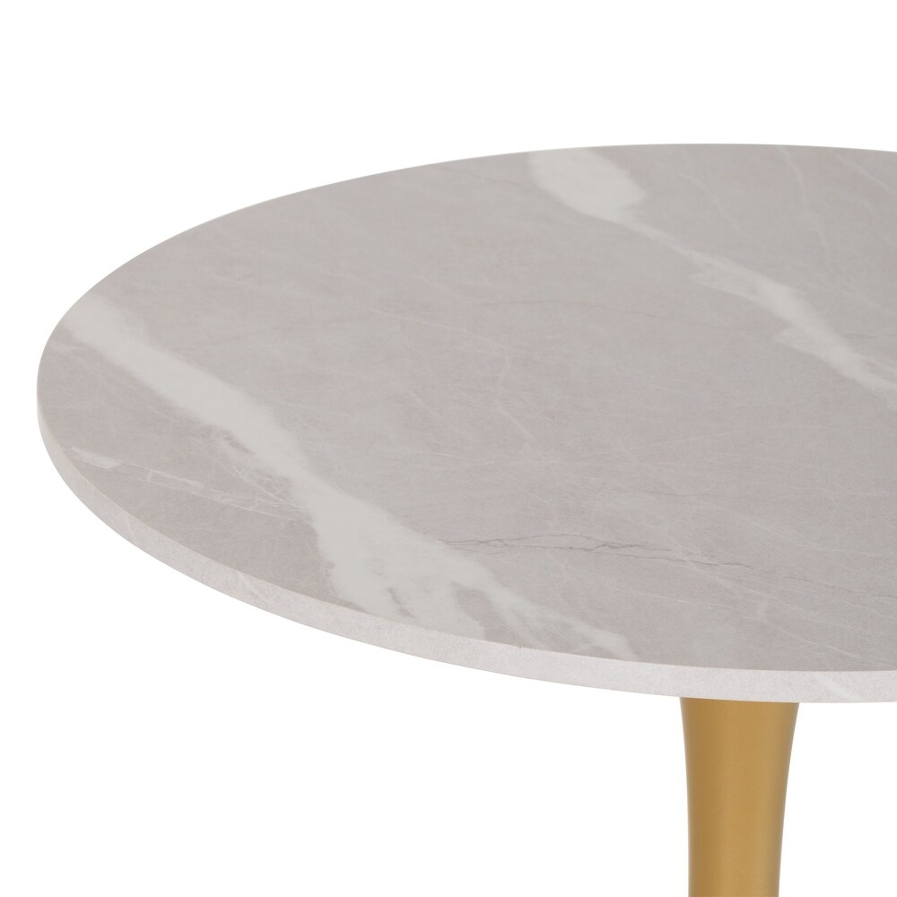 Round Bistro Table with Pedestal Base 28\