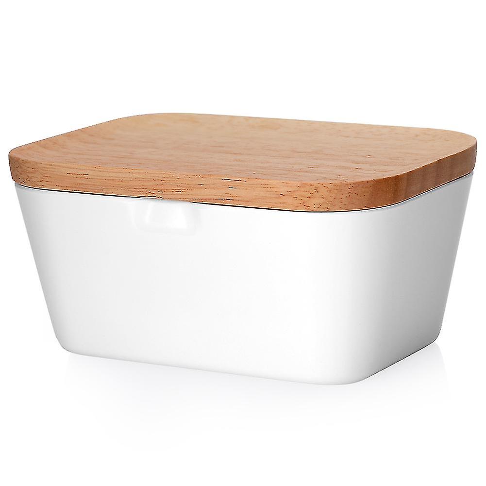 Sealing Butter Box with Wood Lid Storage Box Container