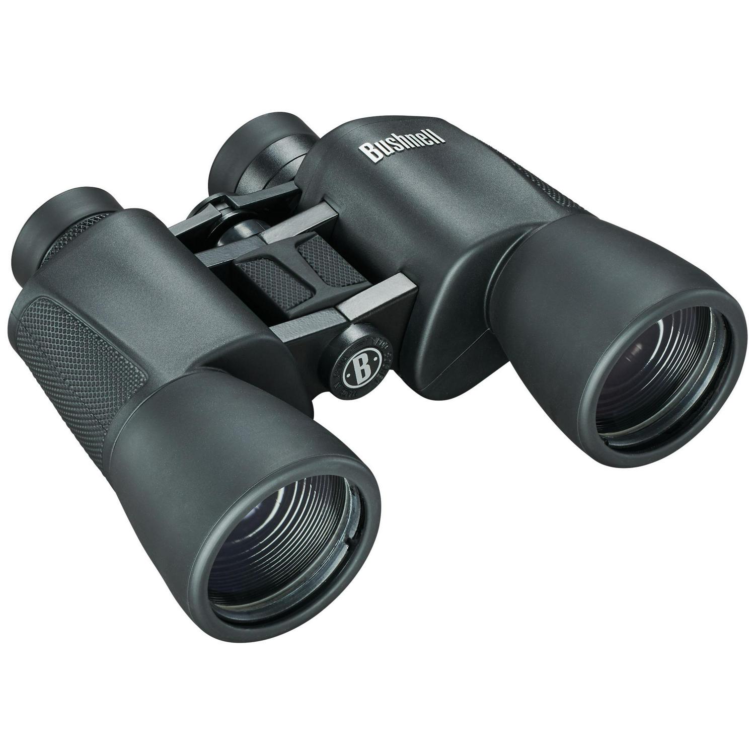 Bushnell PowerView 10x50mm Porro Prism Binoculars， Black