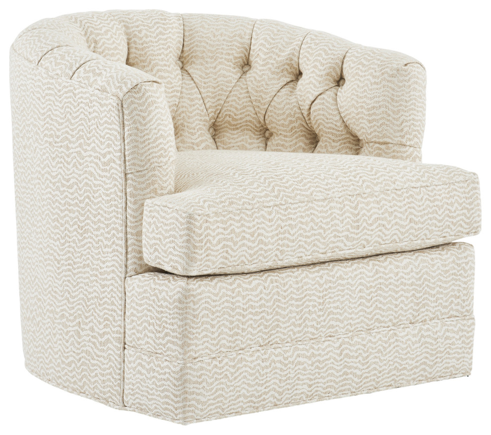 Cliffhaven Swivel Chair   Transitional   Armchairs And Accent Chairs   by Lexington Home Brands  Houzz