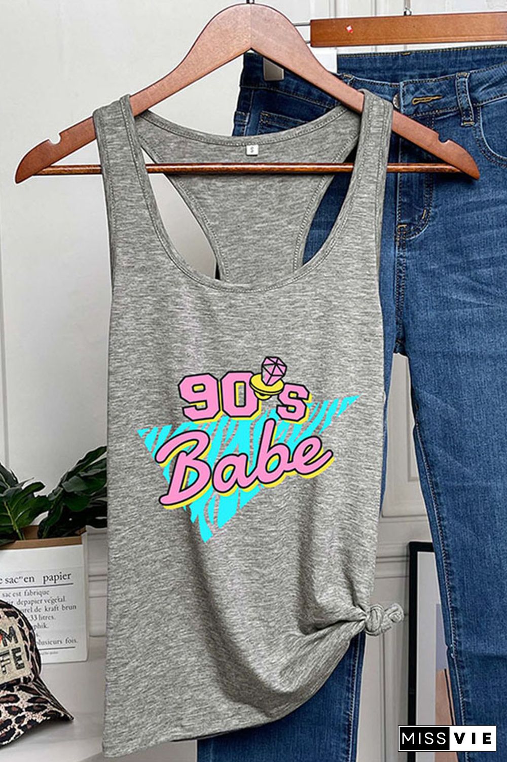 90's Babe Retro Style Tank Top Wholesale