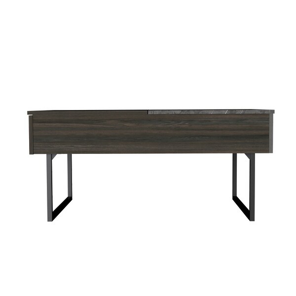 Beyond 39-inch Wide Lift Top Coffee Table with 2 Legs and 1 Drawer