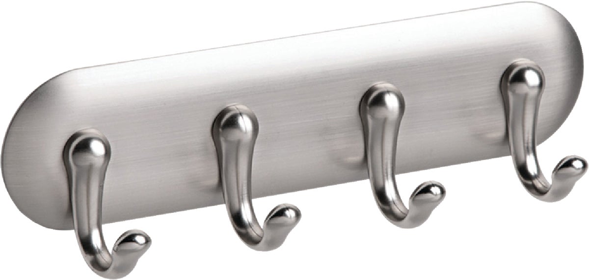 iDesign York Key Rack Brushed Stainless Steel