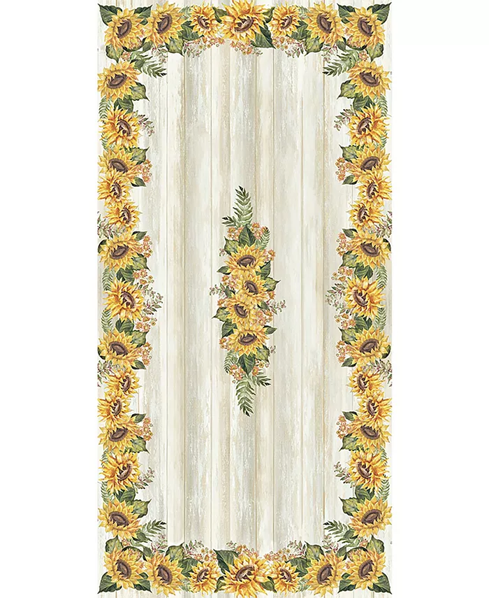 Laural Home Sunflower Day 70x144 Tablecloth