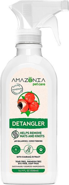 Amazonia Guarana Extract Dog and Cat Detangler， 16.9-oz bottle