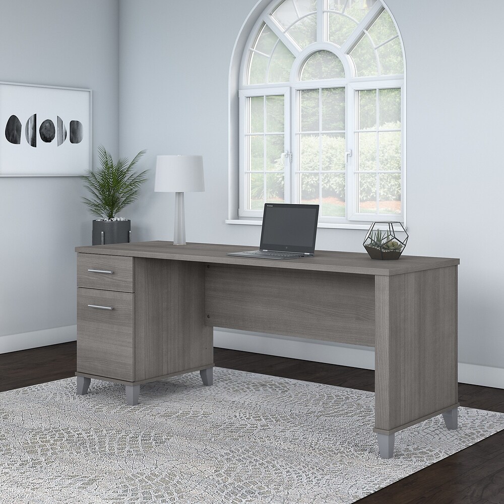 Bush Furniture Somerset 72 inch Office Desk with Drawers