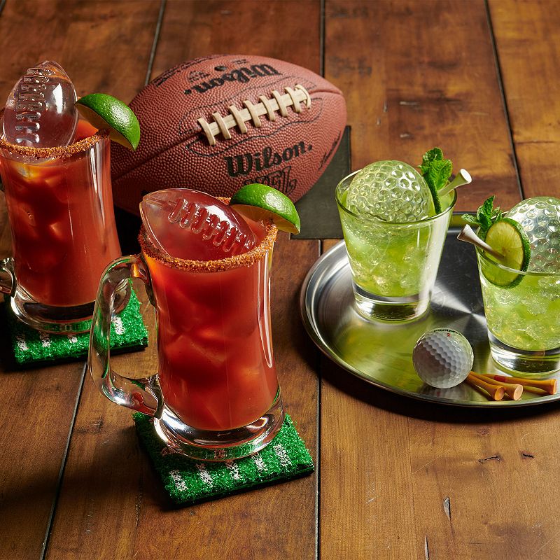 Tovolo Ultimate Football and Golf Sports Craft Ice Molds 4-piece Set