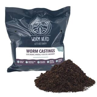 Arcadia Garden Products 3 qts. Worm Nerd Worm castings Natural Soil Additive WN05