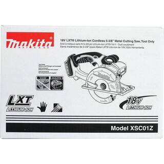 Makita 18V LXT Lithium-Ion 5-38 in. Cordless Metal Cutting Saw (Tool-Only) XSC01Z