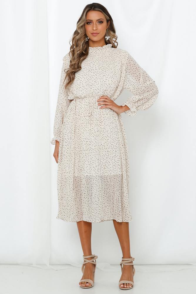 Love Of A Lifetime Midi Dress Cream