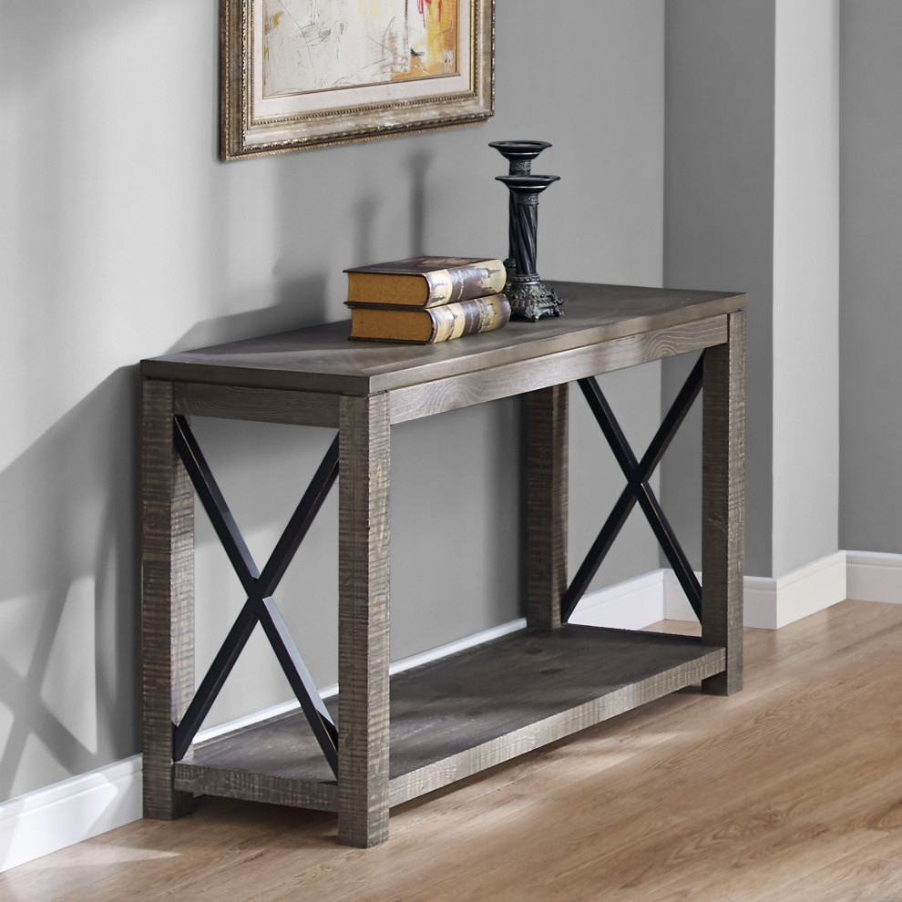 Dexter Sofa Table   Industrial   Console Tables   by HedgeApple  Houzz