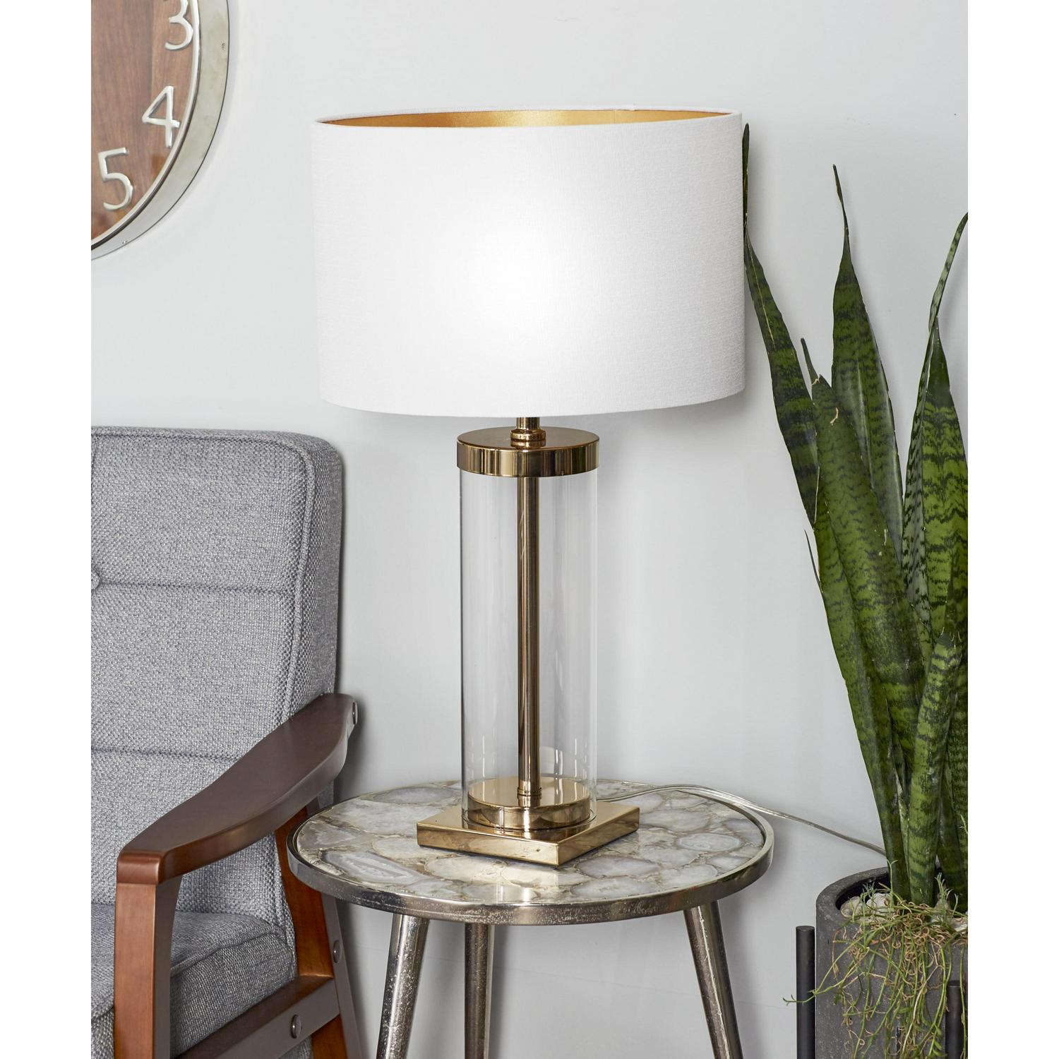 CosmoLiving by Cosmopolitan Gold Metal Glam Table Lamp 24