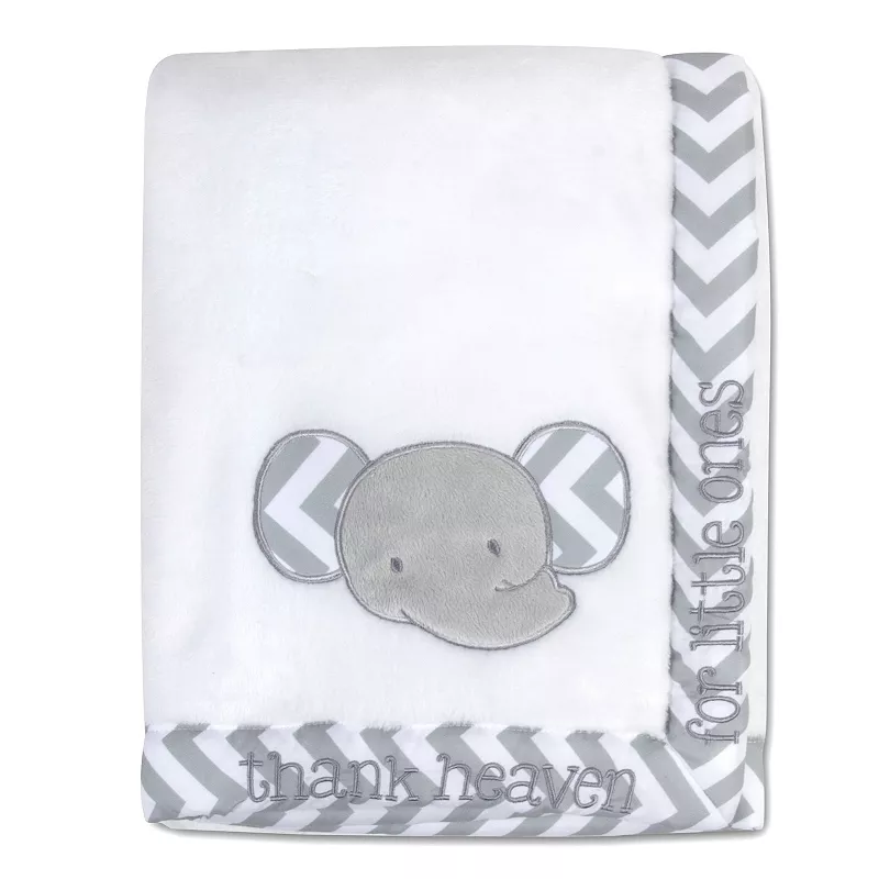 Baby Essentials Thank Heaven For Little Ones Baby Blanket and Door Sign Set