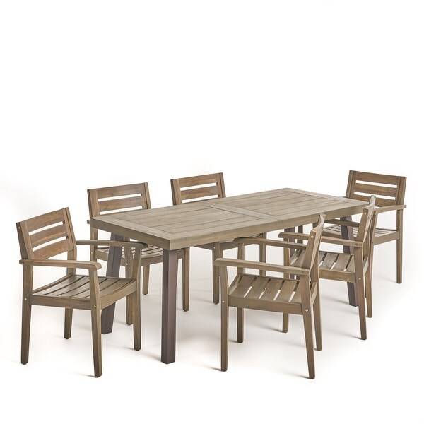 Avon Acacia Outdoor 7piece Patio Dining Set by Christopher Knight Home