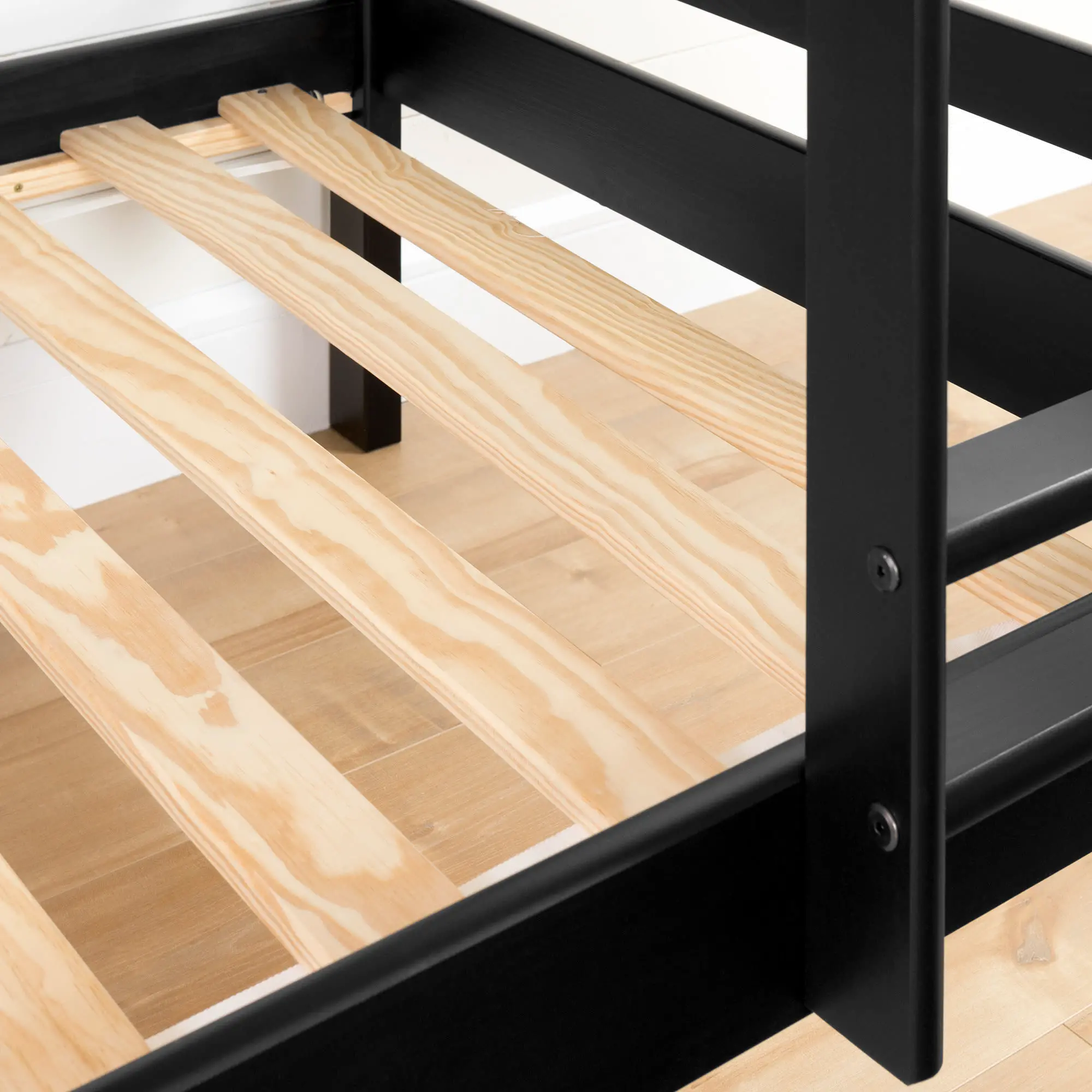 Fakto Black Twin Bunk Beds with Trundle - South Shore