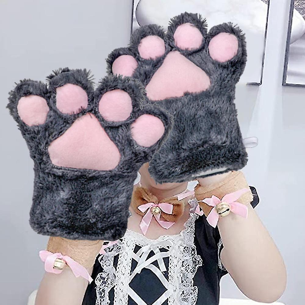 1 Pair Animal Cat Wolf Dog Fox Paws Claws Gloves Costume Accessories