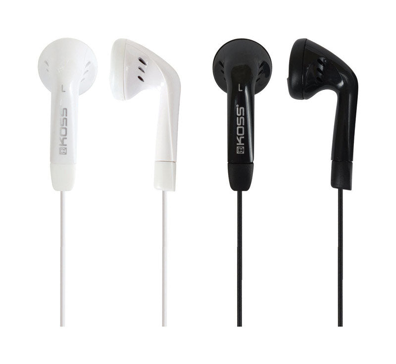 EARBUD ON-EAR WHT/BLK2PK