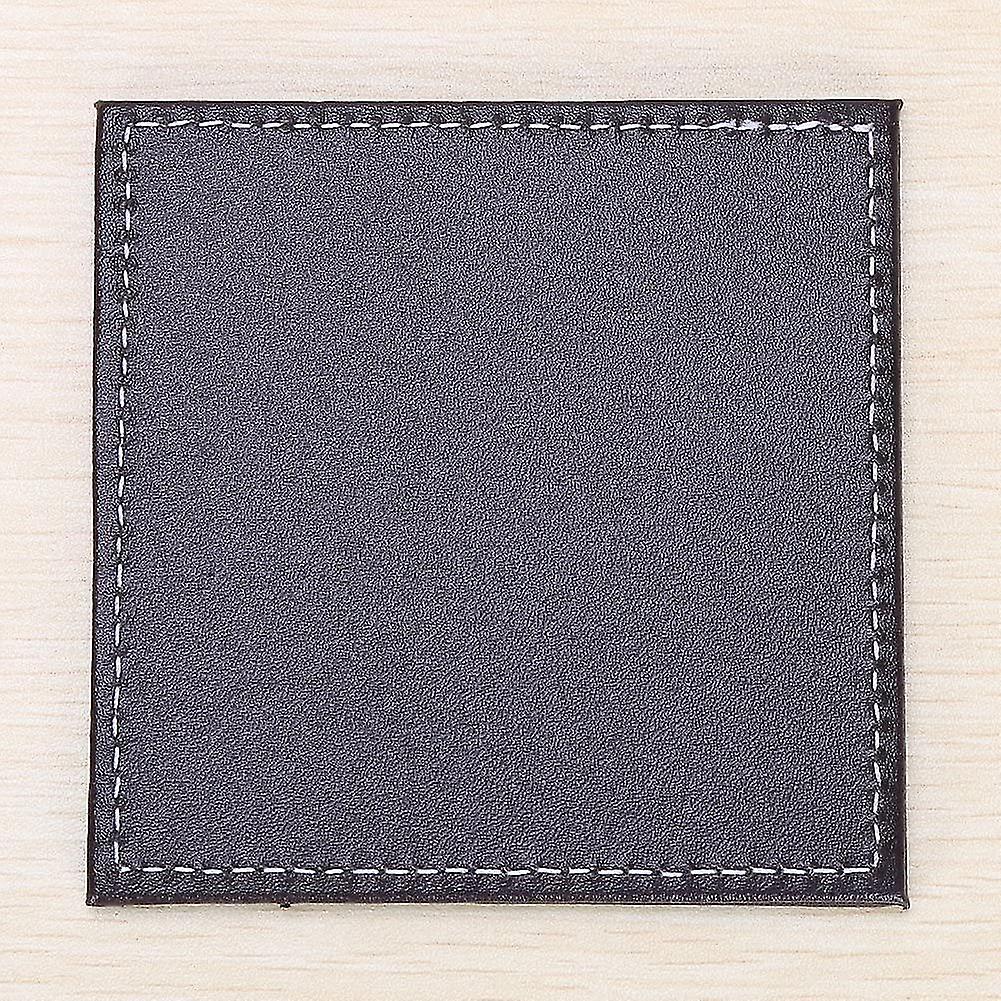 Home Office Leather Coasters With Holder， Set Of 6 Business Coasters For Tea And Coffee