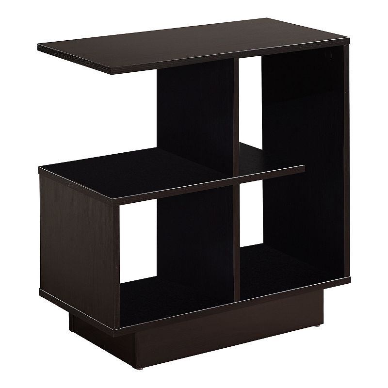 Monarch 4-Shelf Asymmetrical End Table