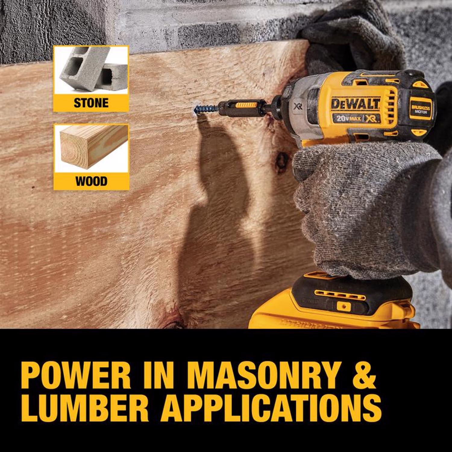 DW 20V MAX XR 1/4 in. Cordless Brushless 3-Speed Impact Driver Tool Only