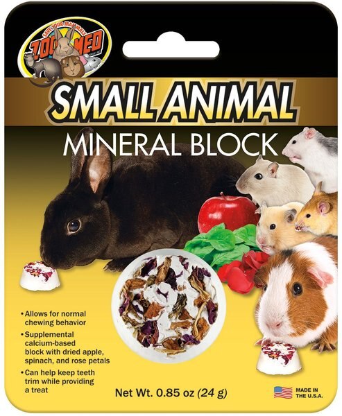 Zoo Med Small Animal Mineral Block Reptile Feeder，  0.85-oz block