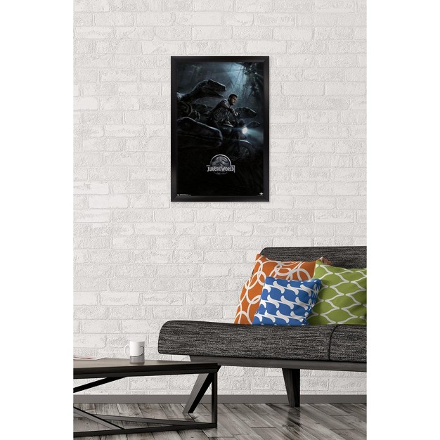 Trends International Jurassic World One Sheet Framed Wall Poster Prints