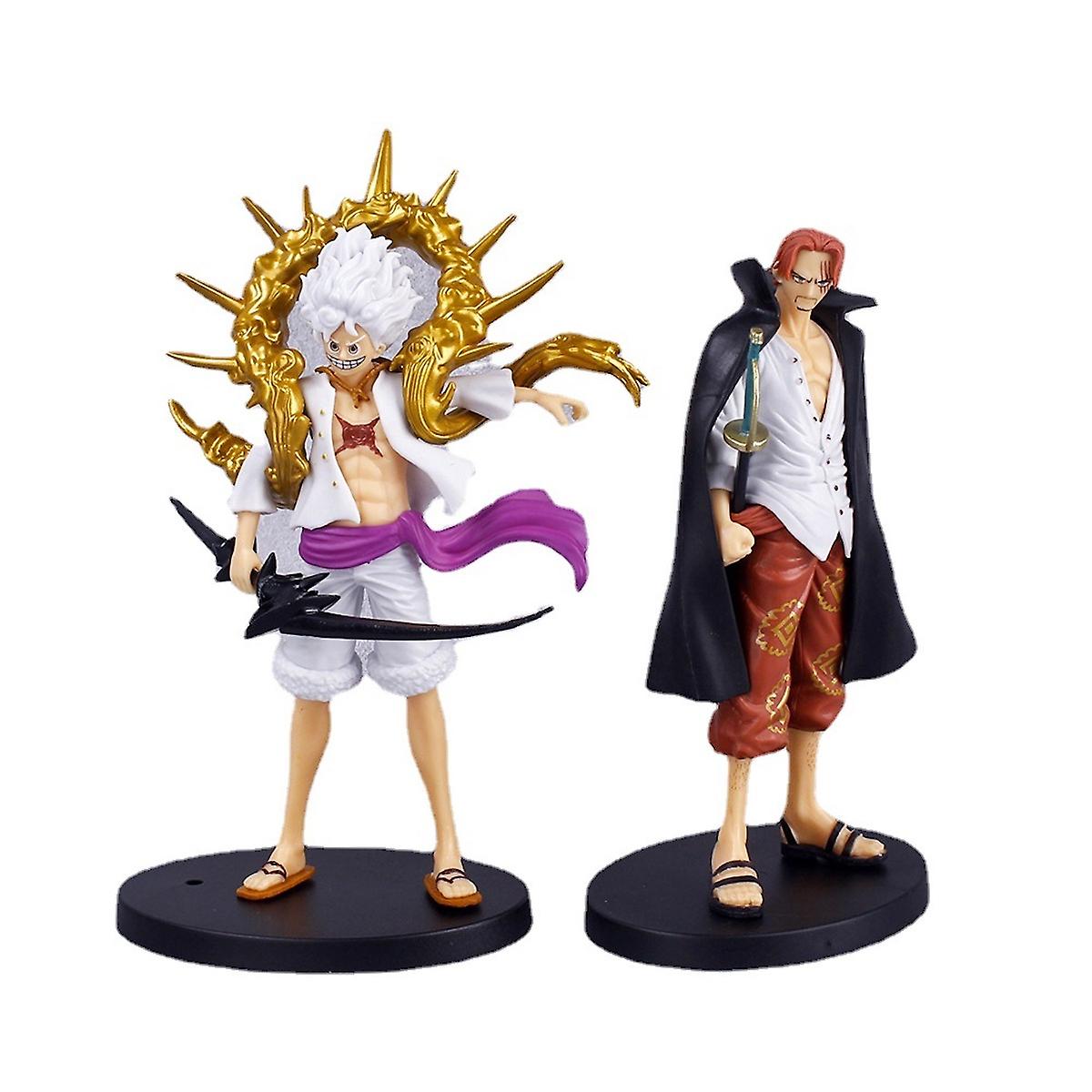 2pcs/lot One Piece Figure Nika Shanks Anime Toy Model