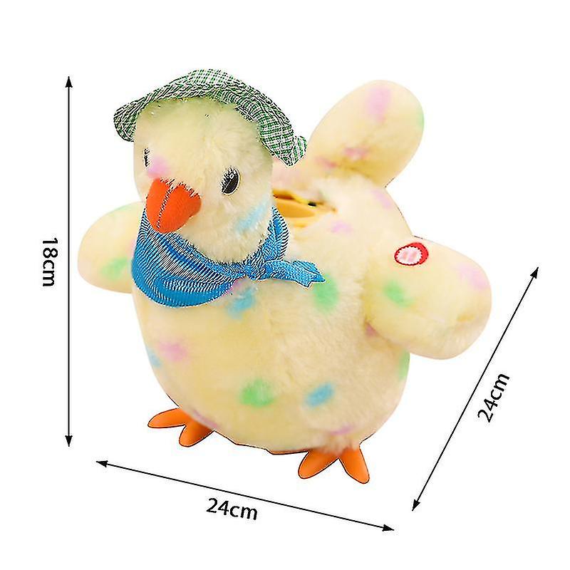 1pc A Hen Cken Toy Laying Eggs P Electric Music Dancing Kids