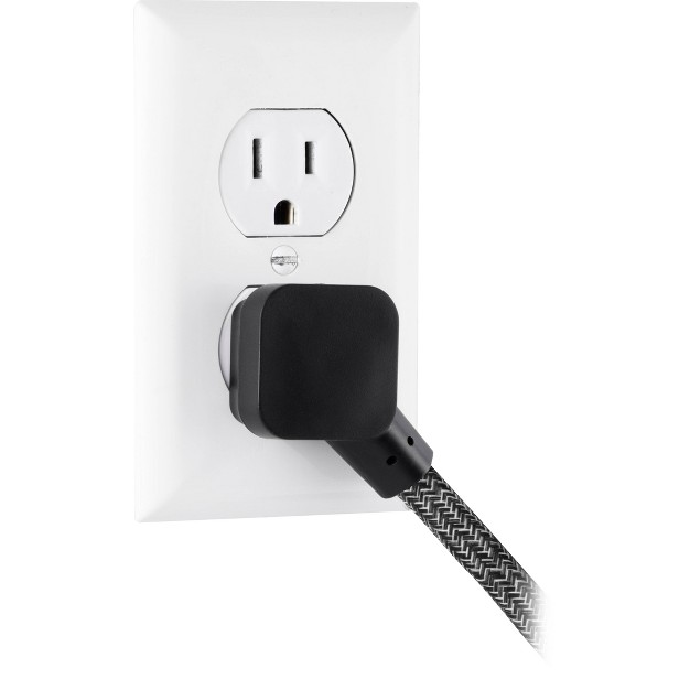 Cordinate 3 Outlet 10 x27 Extension Cord Dark Heather