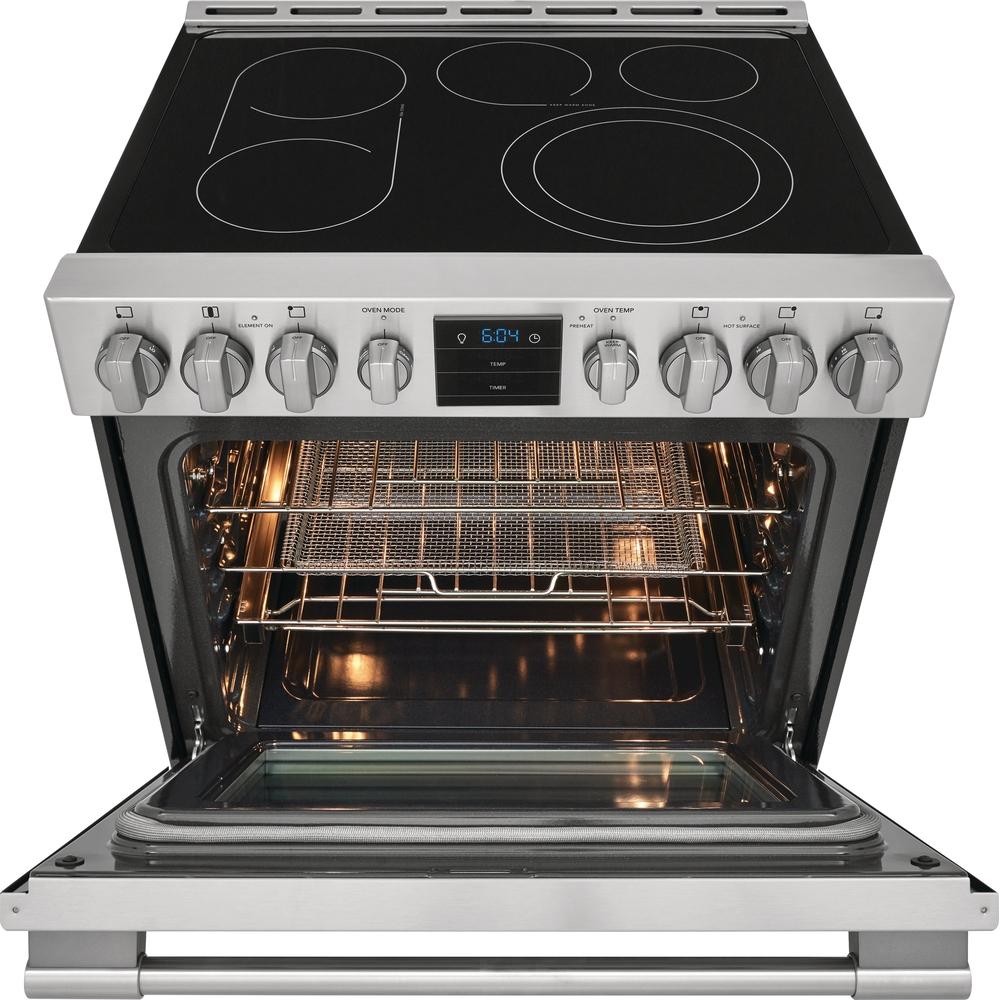 Frigidaire Professional 30-inch Freestanding Electric Range with True Convection Technology PCFE307CAF