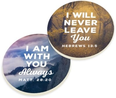 Car Coaster Set-I Am With You (Nature) (Set Of 2)