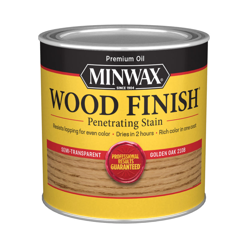 STAIN MINWX8OZ GOLDN OAK